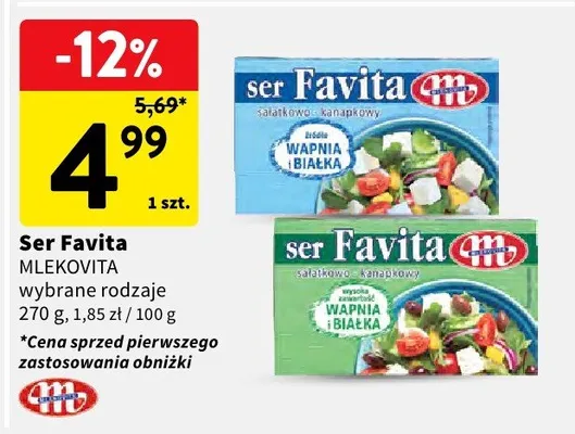 Ser Favita promocja w Intermarche