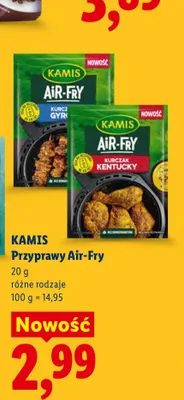 Przyprawa Air-Fry Kamis kurczak gyros promocja w Lidl