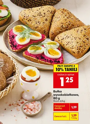 Bułka wysokobiałkowa promocja w Biedronka
