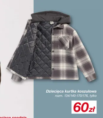 Dziecięca kurtka koszulowa promocja w KiK