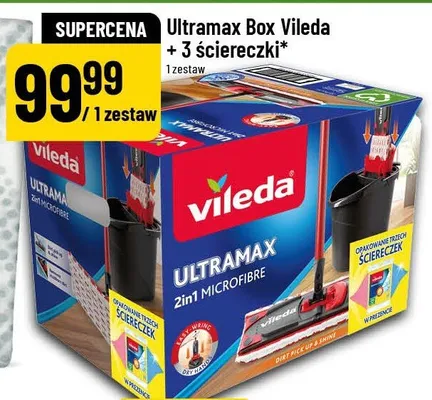 Ultramax Box Vileda + 3 ściereczki promocja w POLOmarket