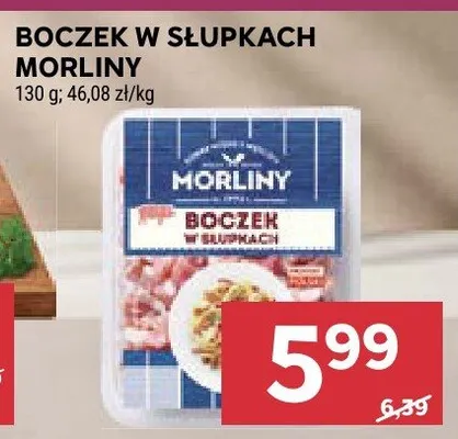 Boczek w słupkach Morliny promocja w Stokrotka