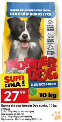 Karma sucha dla psów dorosłych promocja w Twój Market