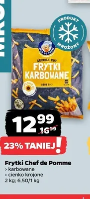 Frytki Chef de Pomme promocja w Netto