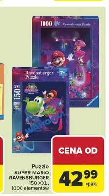 Puzzle SUPER MARIO RAVENSBURGER promocja w Carrefour