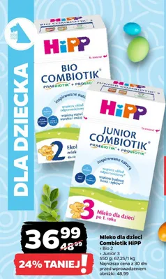 Mleko dla dzieci Combiotik Junior 3 promocja w Netto