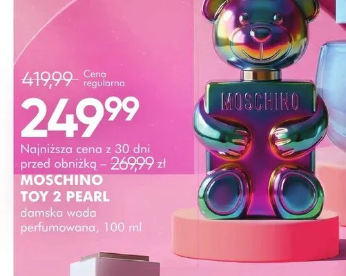Damska woda perfumowana Moschino Toy 2 Pearl promocja w Super-Pharm
