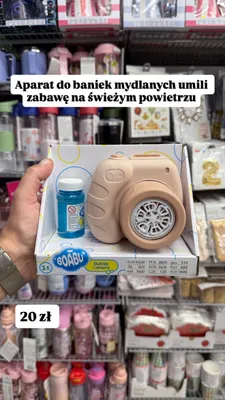 Aparat do baniek mydlanych BOABU Bubble Camera promocja w Pepco