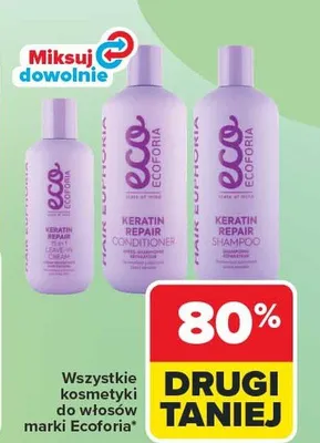 Wszystkie kosmetyki do włosów marki Ecoforia promocja w Carrefour