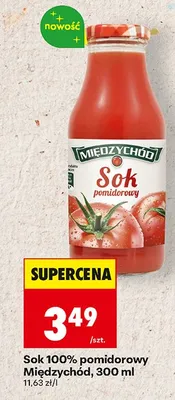 Sok 100% pomidorowy Międzychód 300 ml promocja w Biedronka