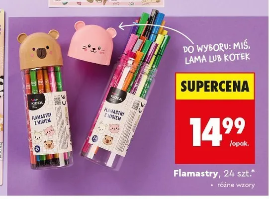 Flamastry Kidea promocja w Biedronka