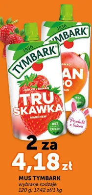 Mus Tymbark wybrane rodzaje promocja w Groszek