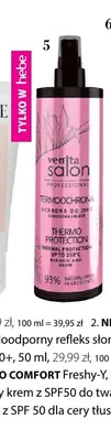 Spray do stylizacji włosów termoochronny Venita Salon promocja w Hebe