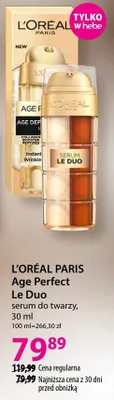 Serum Age Perfect Le Duo do twarzy promocja w Hebe