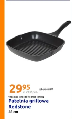 Patelnia grillowa Redstone 28 cm promocja w Action