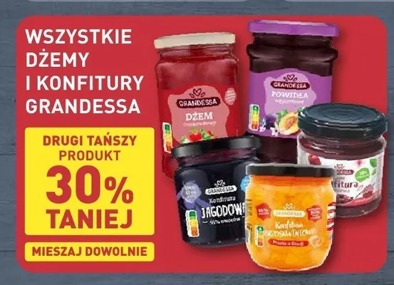 Konfitura jagodowa Grandessa promocja w Aldi