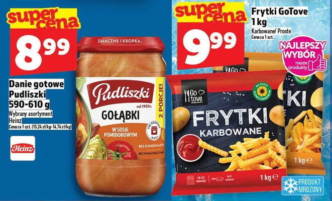 Danie gotowe gołąbki promocja w TOPAZ