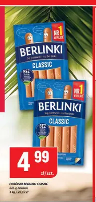 Parówki Berlinki Classic promocja w Chorten