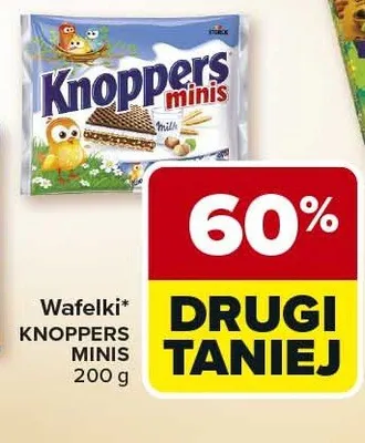 Wafelki Knoppers Minis promocja w Carrefour Market