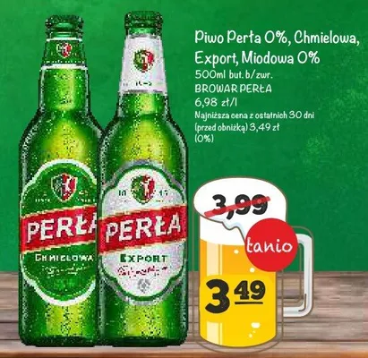 Piwo Perła 0% Export promocja w Arhelan
