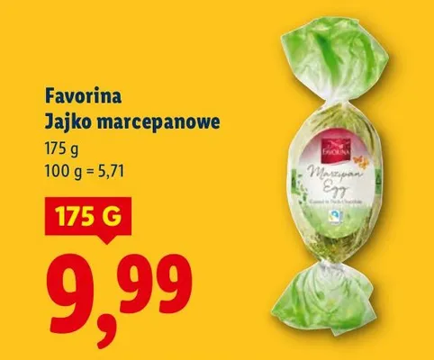 Jajko marcepanowe promocja w Lidl