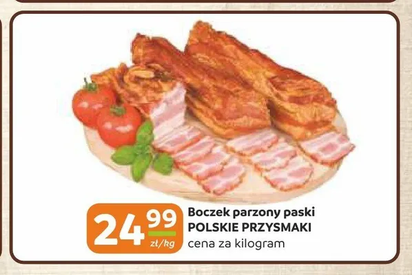 Boczek parzony paski Polskie Przysmaki promocja w Gama