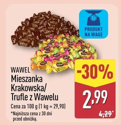 Mieszanka Krakowska/Truffle z Wawelu promocja w Aldi