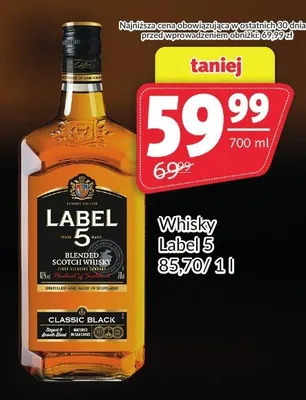 Whisky Label 5 Classic Black promocja w Prim Market