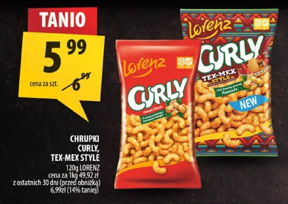 Chrupki Curly, Tex-Mex Style promocja w Arhelan