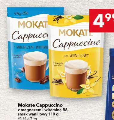 Cappuccino z magnezem i witaminą B6, smak waniliowy promocja w LEWIATAN