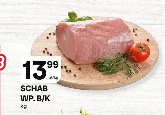 Schab wieprzowy bez kości promocja w Chorten