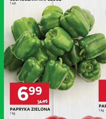 Papryka zielona promocja w Stokrotka