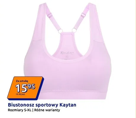 Biustonosz sportowy promocja w Action