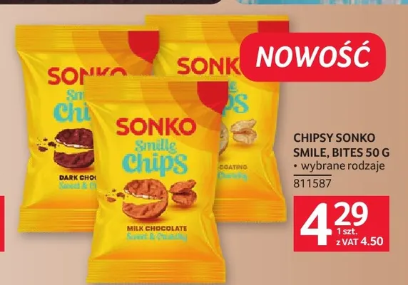 Chipsy Sonko Bites promocja w Selgros