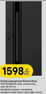 Drzwi zewnętrzne Pantor Etna promocja w Castorama