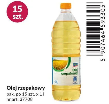 Olej rzepakowy promocja w Makro