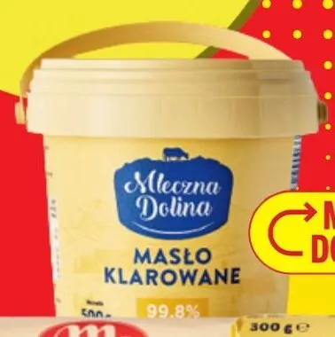 Masło ekstra - folia Mleczna dolina promocja w Biedronka