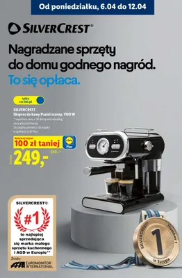 Ekspres do kawy Pastel czarny, 1100 W promocja w Lidl