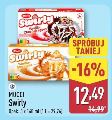 Lody Mucci Swirly promocja w Aldi