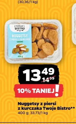 Nuggetsy z piersi z kurczaka Twoje Bistro promocja w Netto