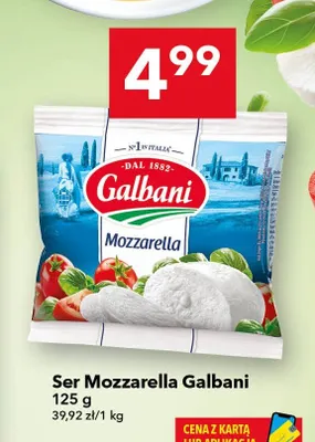 Ser Mozzarella Galbani promocja w LEWIATAN