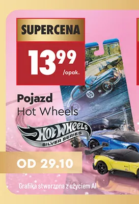 Pojazd Hot Wheels promocja w Biedronka