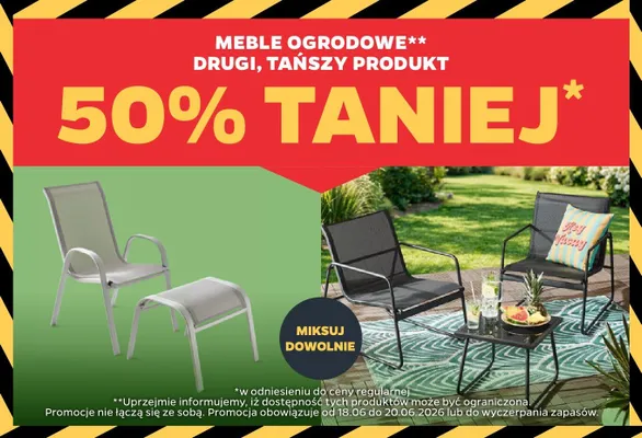 Meble ogrodowe promocja w Netto