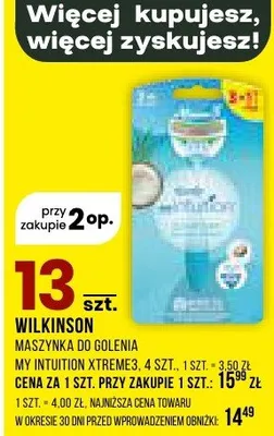 Maszynka do golenia My Intuition Xtreme3 promocja w Drogerie Natura