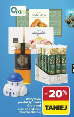 Słodycze greckie Cretamel promocja w Carrefour Market