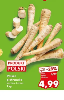 Pietruszka korzeń polska luzem promocja w Kaufland