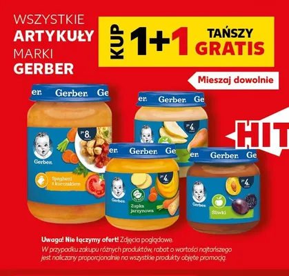 Deser Gerber śliwki promocja w Kaufland