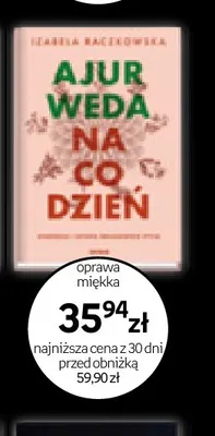 Książka Ajurweda na co dzień Izabela Raczkowska promocja w Empik