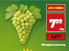 Winogrona jasne promocja w API Market