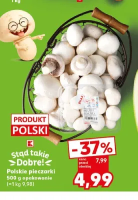 Pieczarki polskie Stąd Takie Dobre! promocja w Kaufland